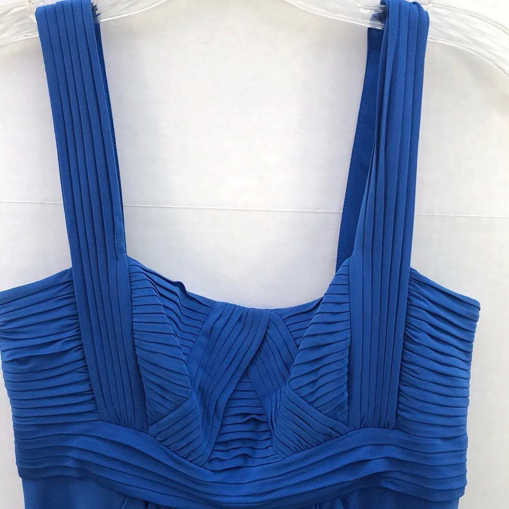 NWT BCBGmaxazaria Womens size XS larkspur Blue bubble hem sleeveless dress - Image 4
