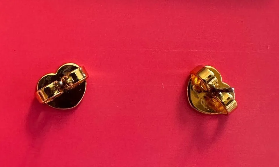 NEW kate spade pink flower stud earrings with cz centers - Image 3