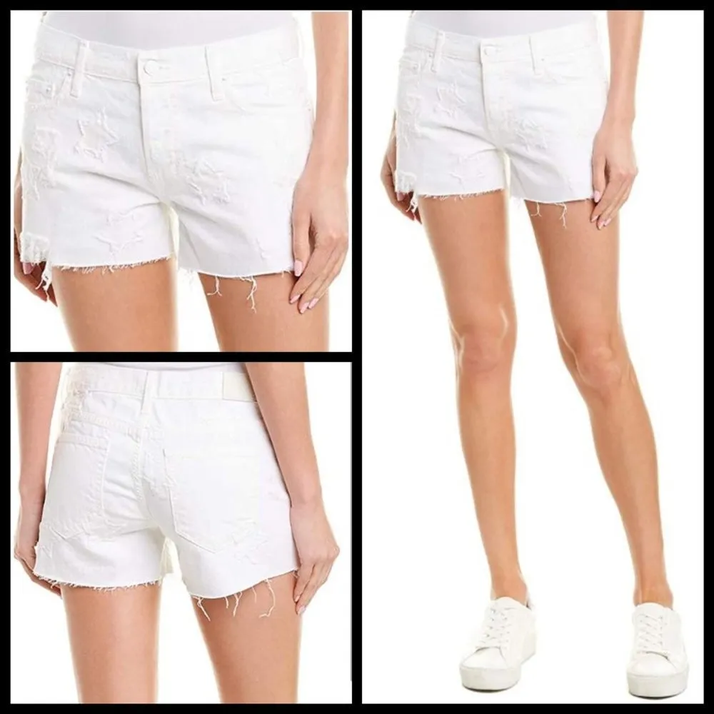 💕RAILS💕 Logan White Stars Distressed Denim Short - Image 3