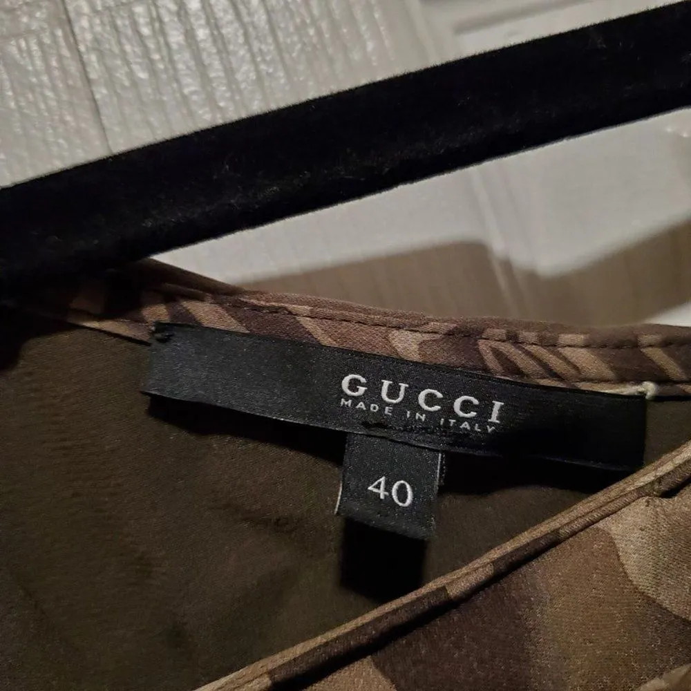 RUNWAY $2190 GUCCI Mini Dress IT40 US6 - Image 13