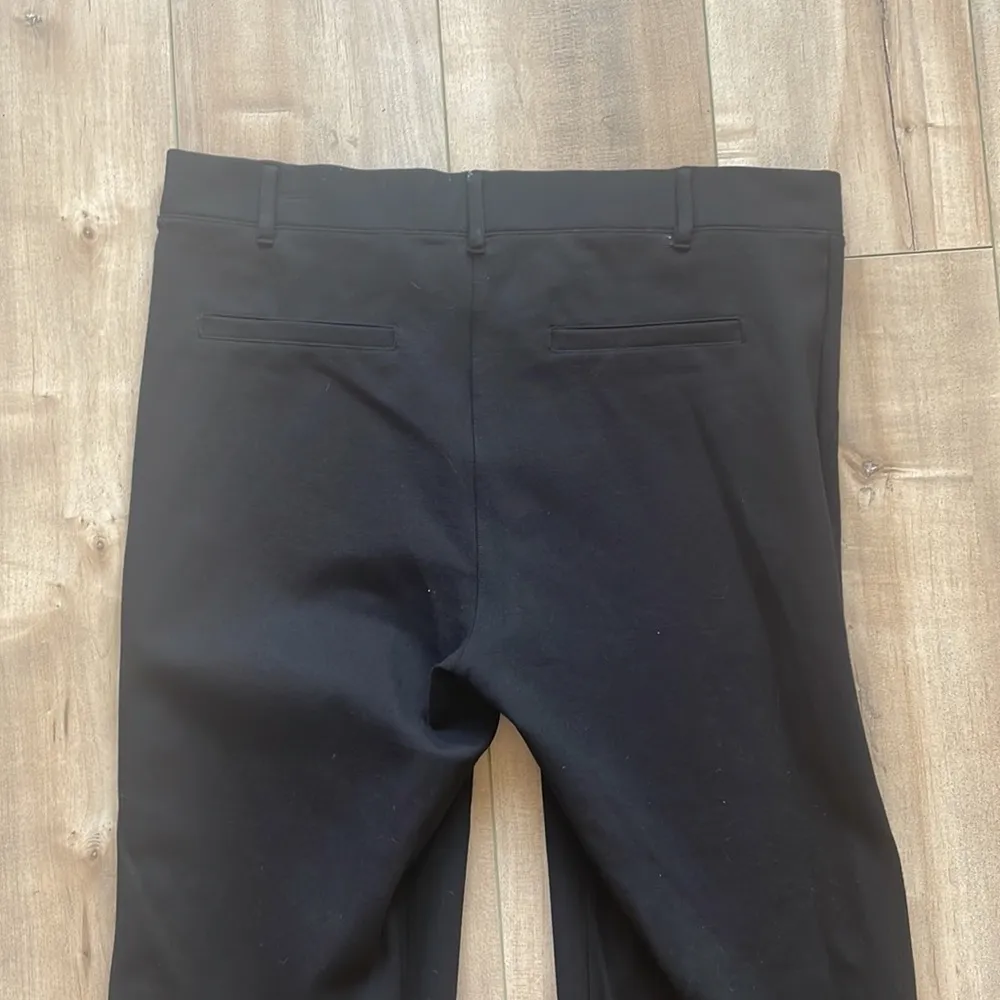 Betabrand Black Dress Pants Straight Leg Sz Large Long - Image 9