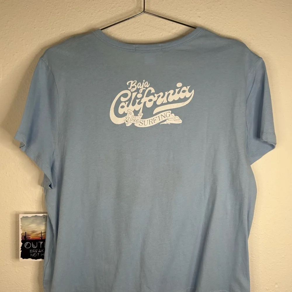 Outlaw Baja California Surfing Graphic T - Image 7