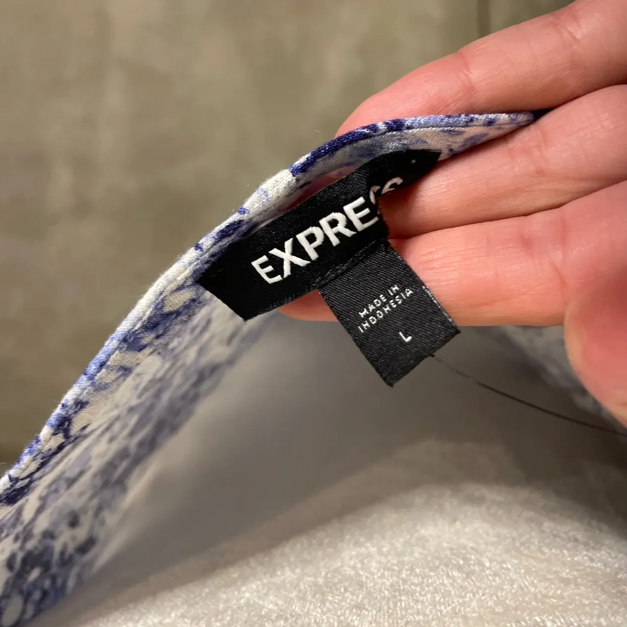 NWT Express Marble Print Sundress Wedding Guest Spaghetti Strap Dress Size Large - Image 5