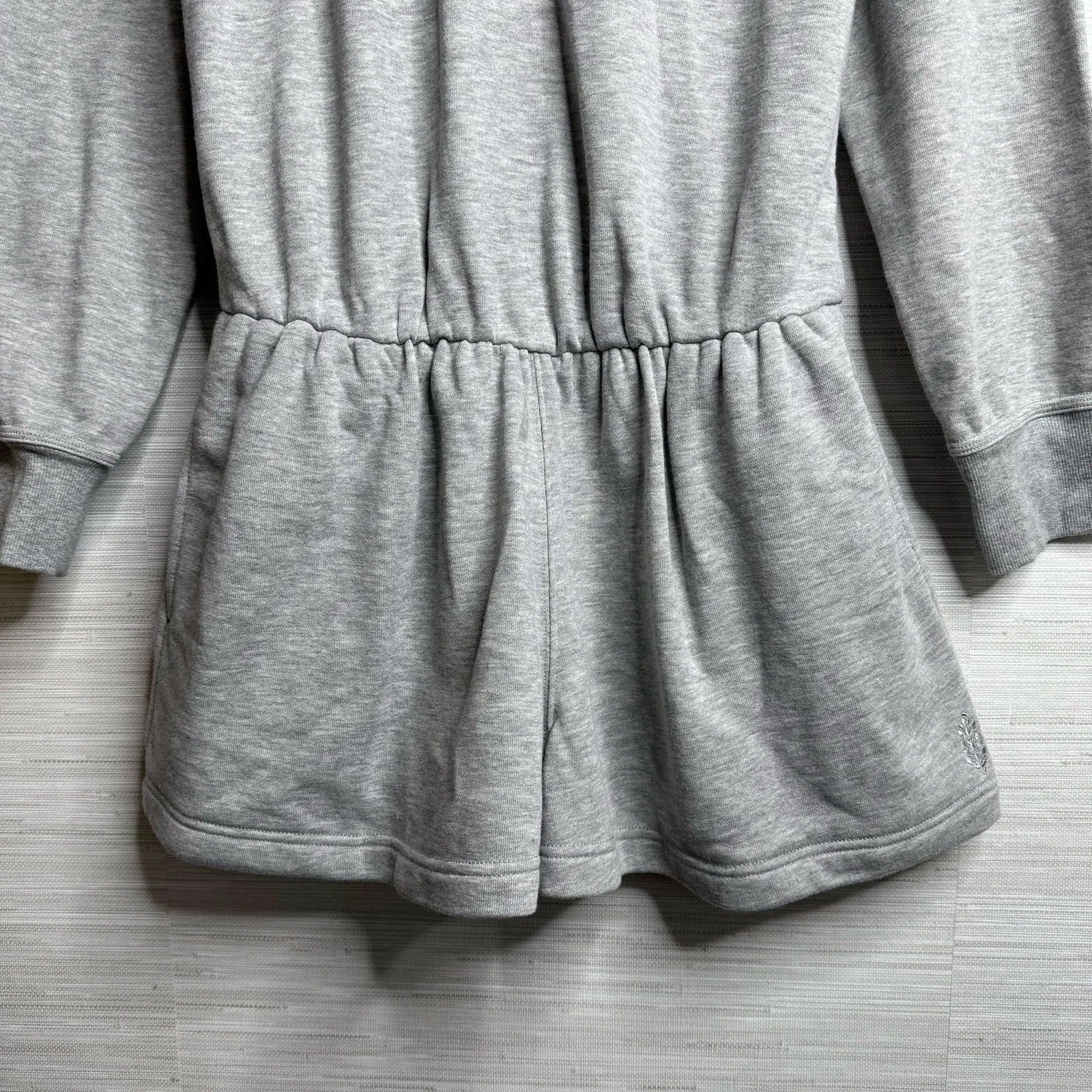 Free People romper hooded activewear cutout back onesie jumpsuit workout XS - Image 3