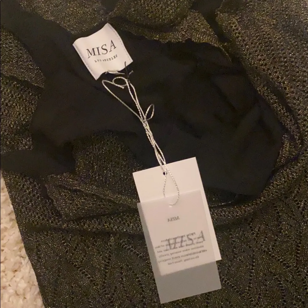 Salma Knit Dress in Gold - Image 5