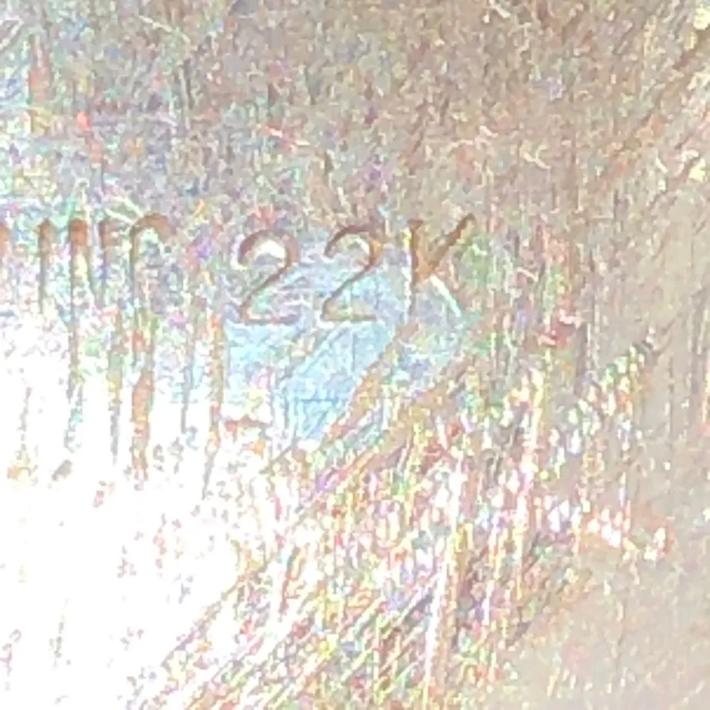 22 kt gold silver Lisa Ceccorulli Vintage Cuff Bracelet Brutalist Minimalist - Image 16