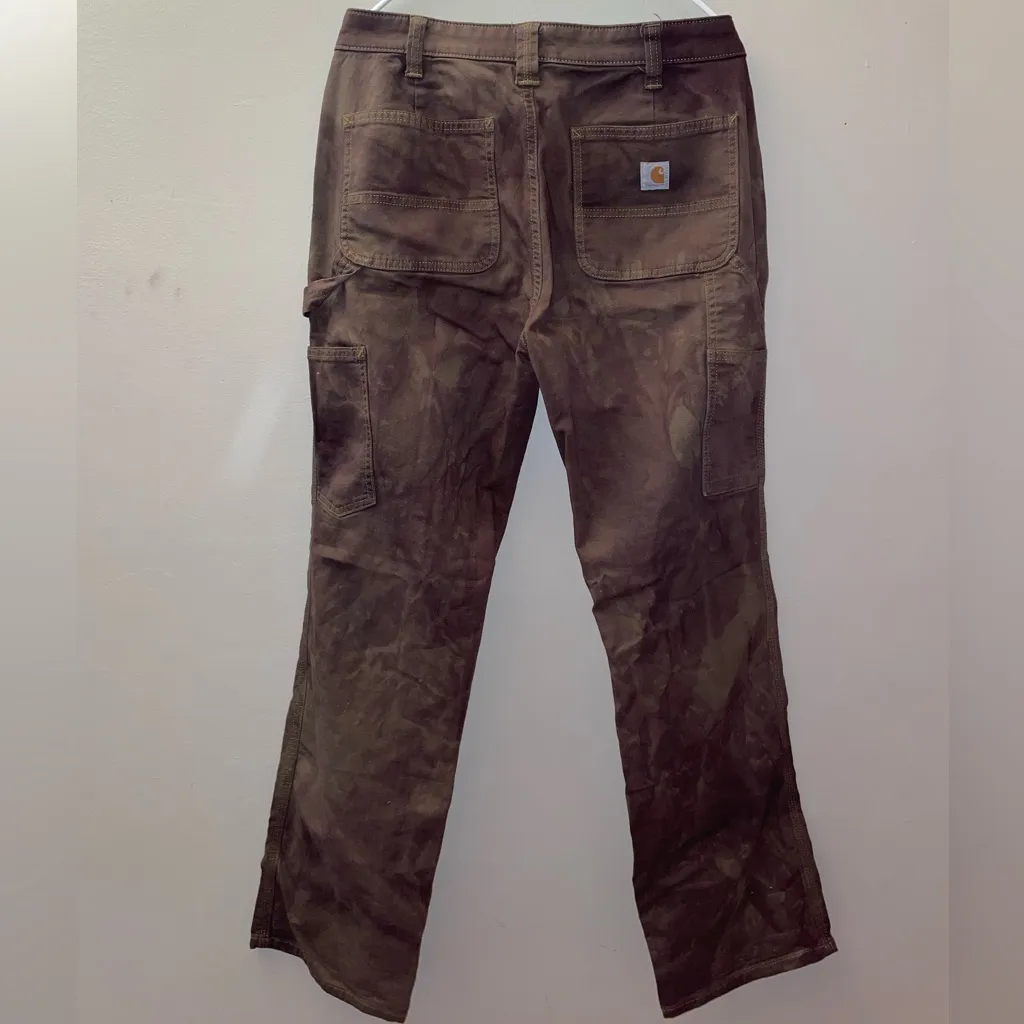 Vintage bleached carhartt pants - Image 2