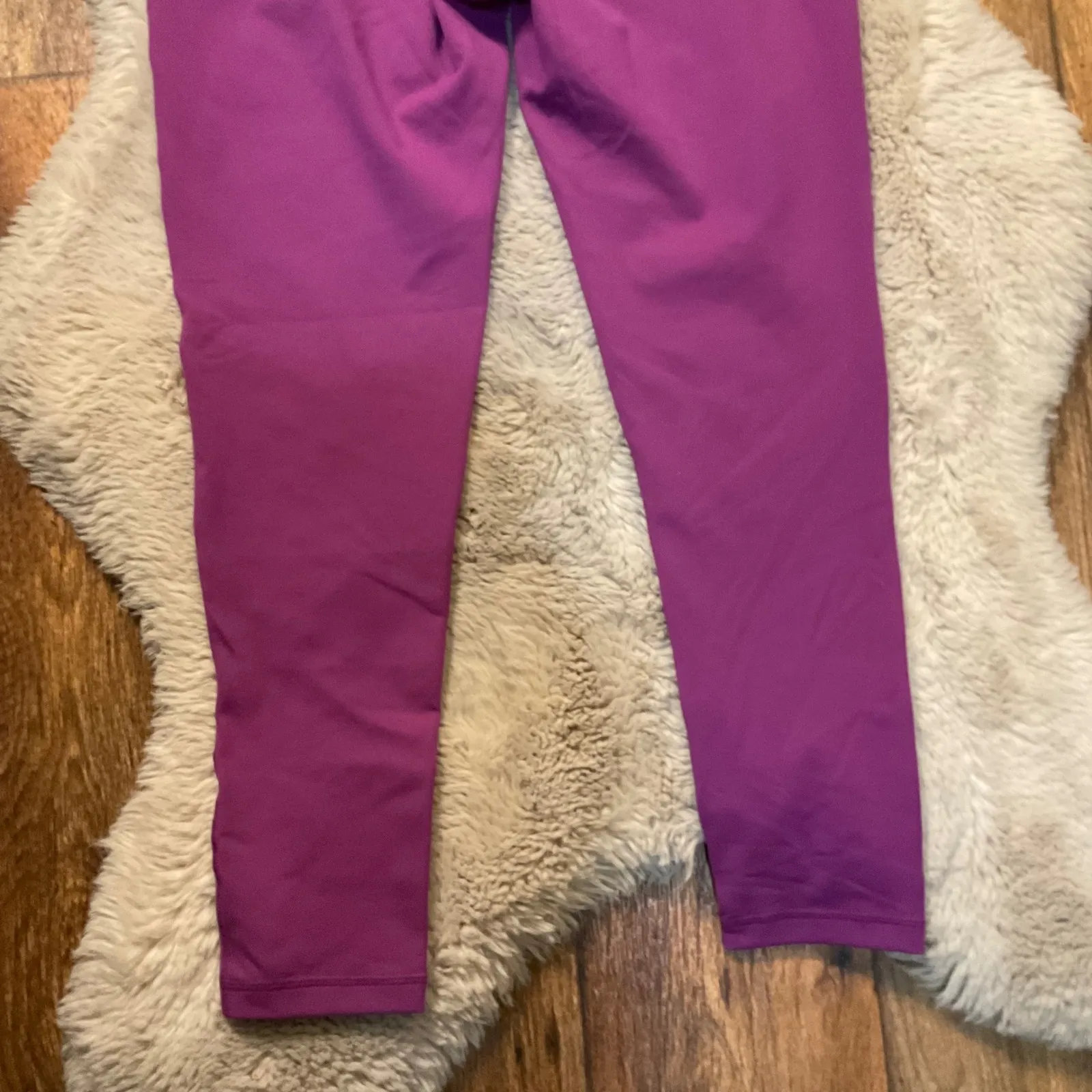 Tyche Tyc Til You Colapse Leggings Size Medium Compression Mesh Cut Out Fuscia Workout - Image 9