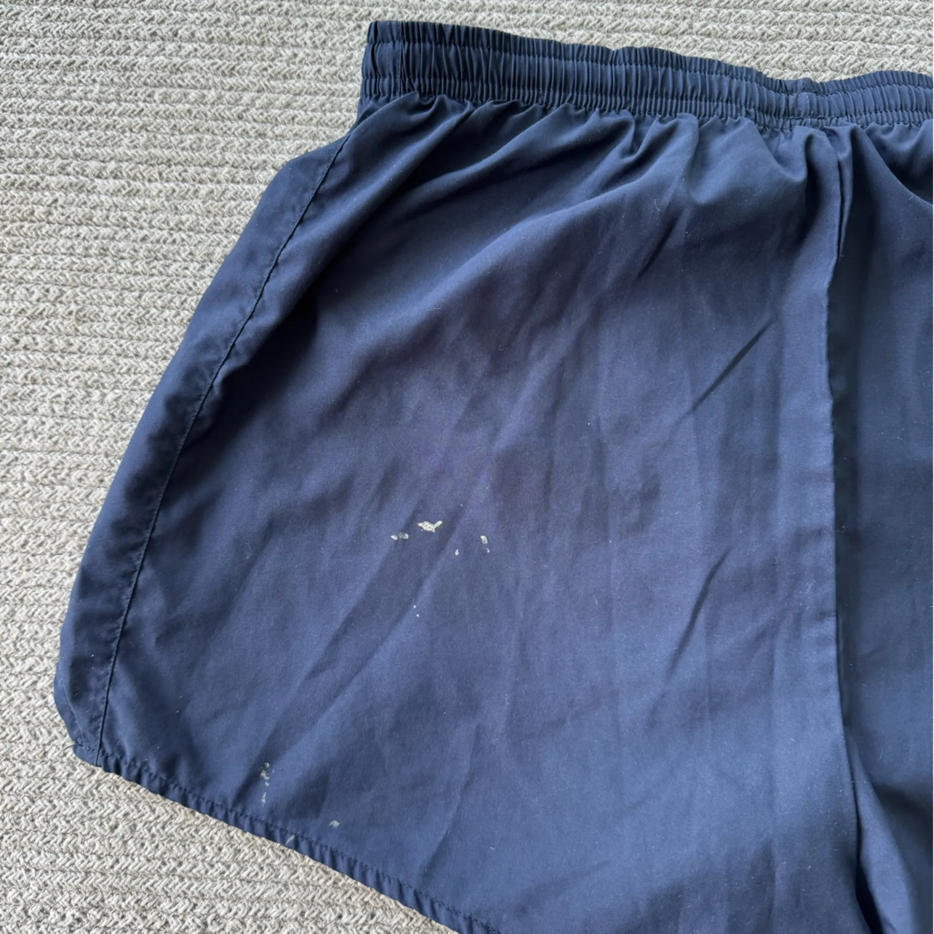 Nike Navy Blue High Rise Running Shorts Size Medium - Image 8