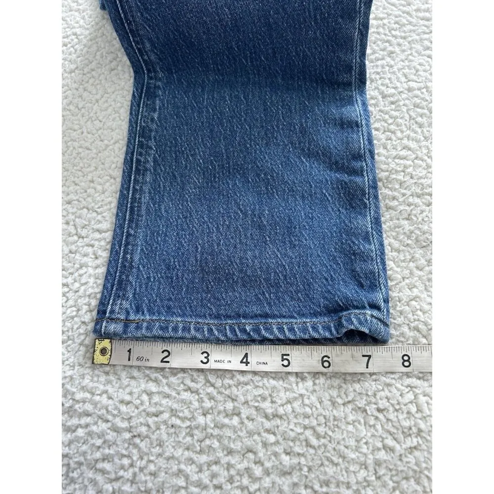 J Crew 9" Demi Boot Crop Jeans Wedgewood Wash Kick Flare BV664 Size 26 Blue - Image 12