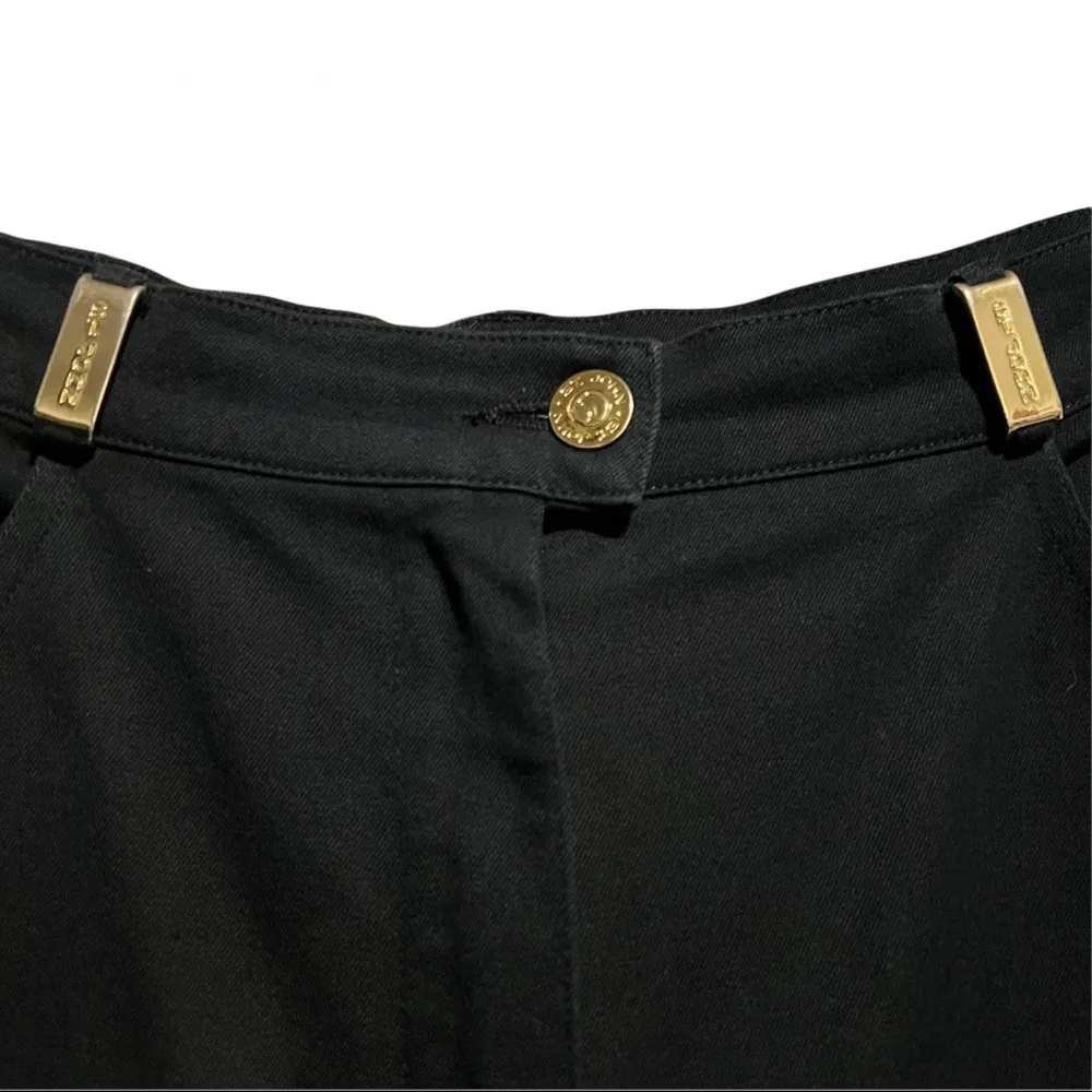 St. John Sport by Marie Black/ Dark Gray High Rise Jeans, Size 10 - Image 7