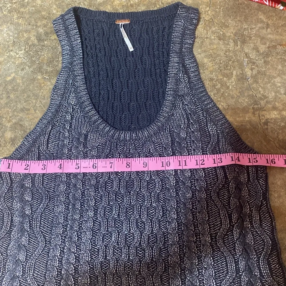 Free People High Tide Cable Tank. Size X-Small - Image 7