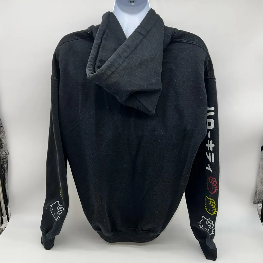 Hello Kitty Black Hoodie with Red and White Accents - Image 5