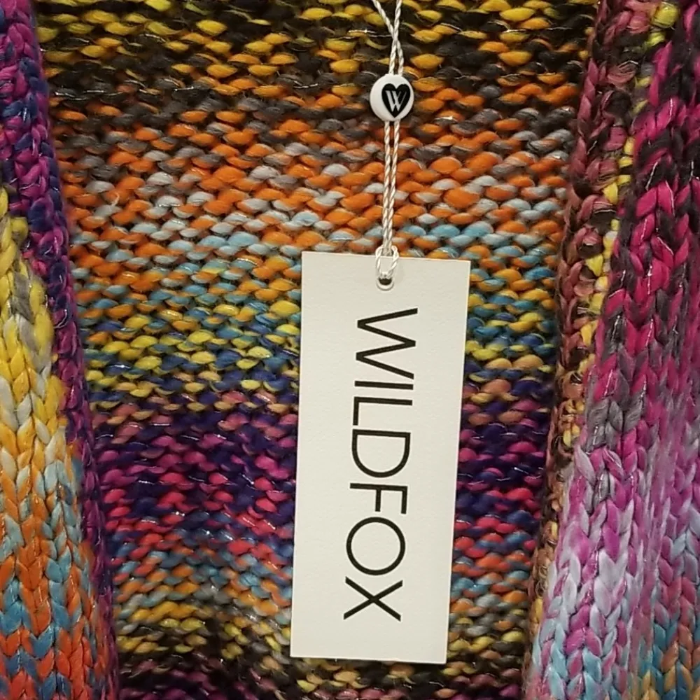 💕WILDFOX💕 Aspen Cardigan ~ Multi Colored Rainbow - Image 13