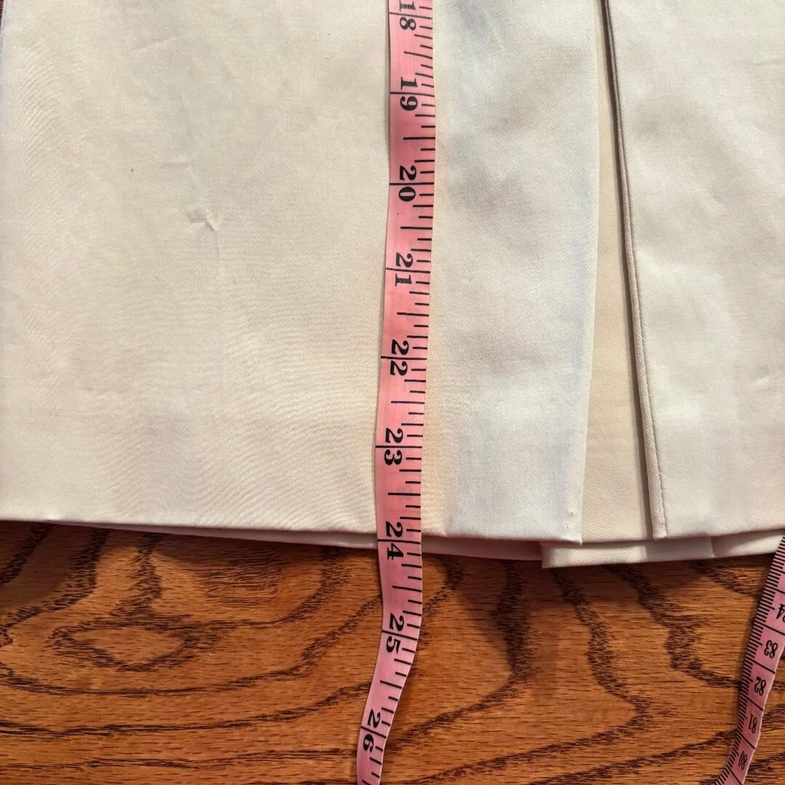 Doncaster Beige Mini Skirt Size 14 Preppy - Image 9