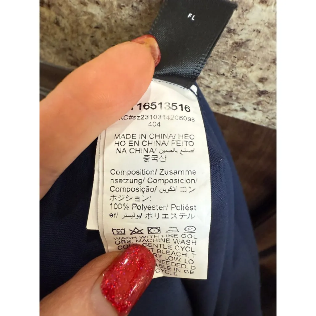 Women's EMERY ROSE Navy Blue Romper L Size L - Image 6