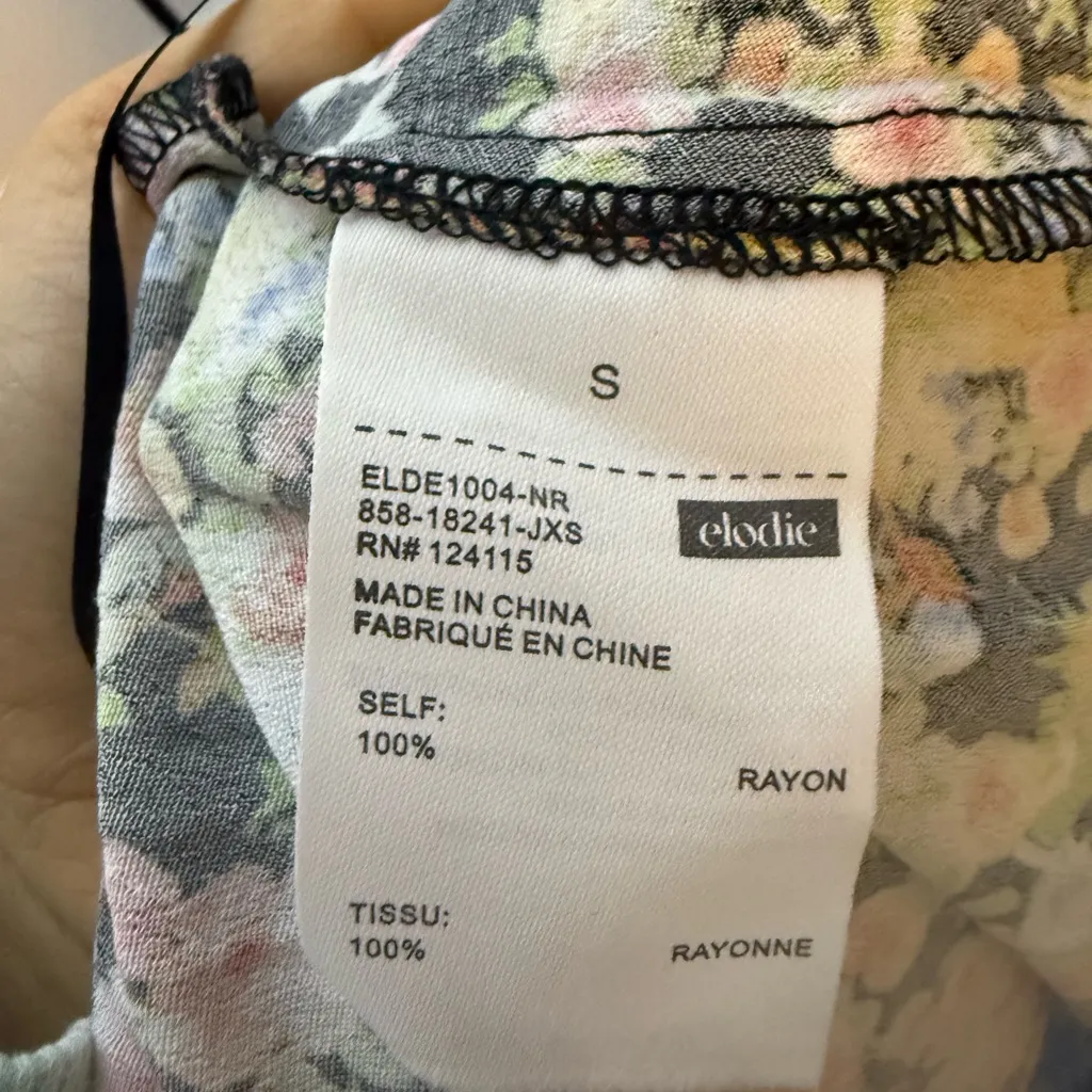 Nwt Elodie Ditsy Floral Puff Sleeve Smocked Mini Dress - Image 5