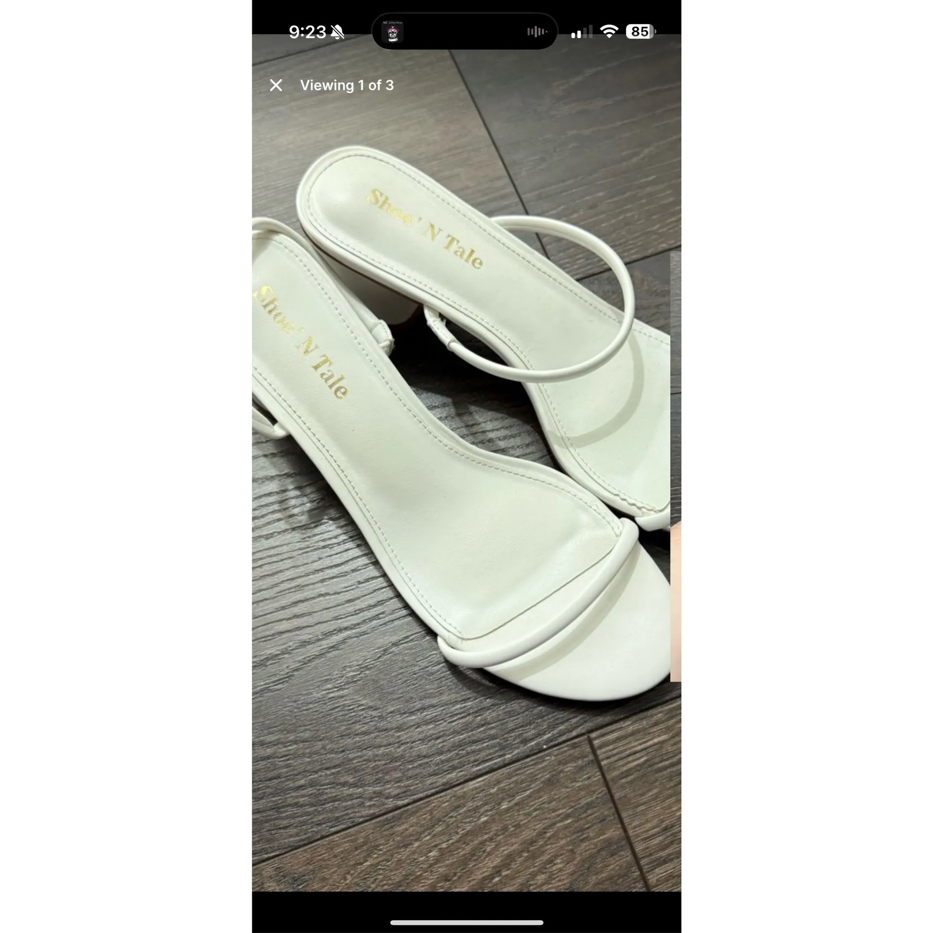 Shoe N Tale Women’s 9 White Heels - Image 4