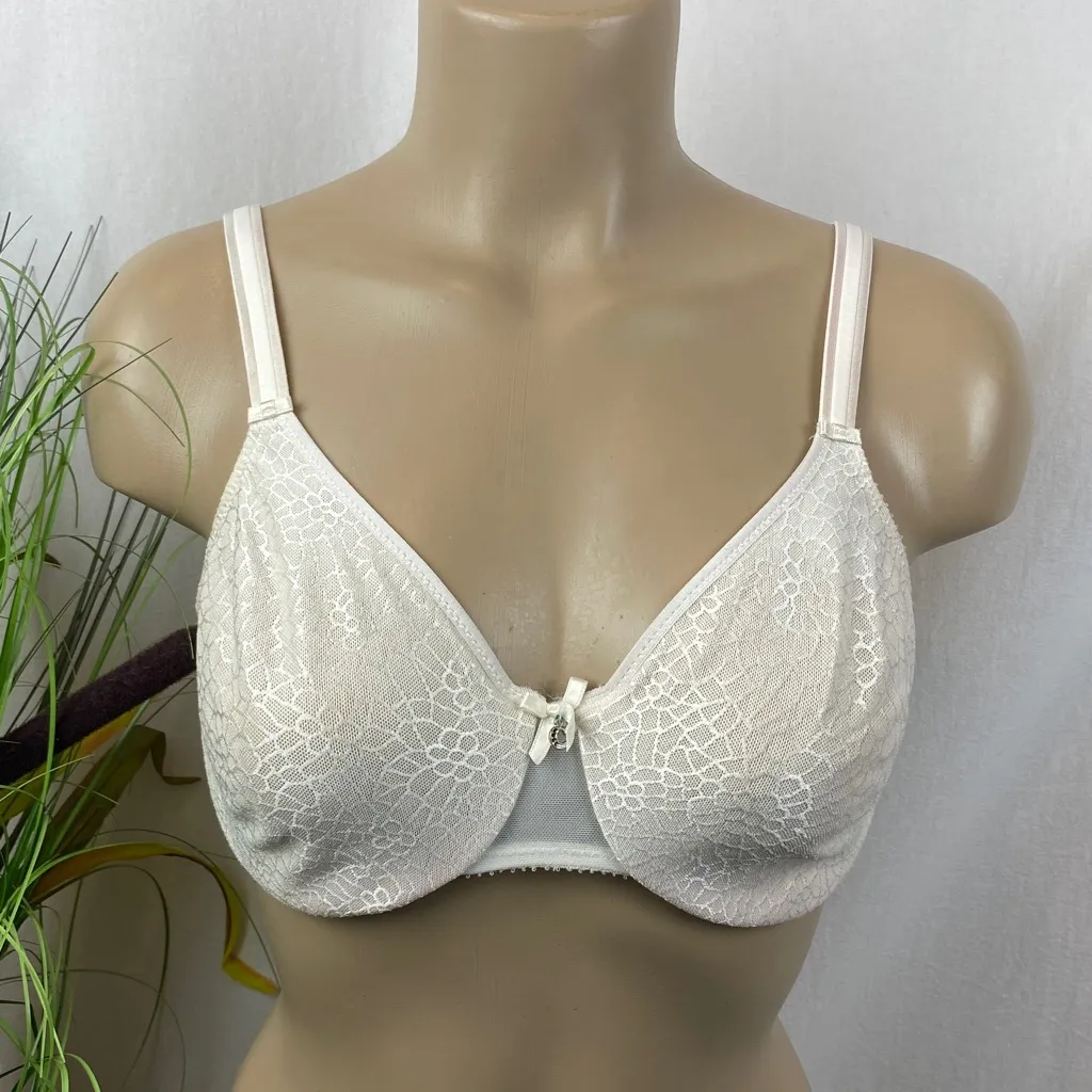 Chantelle Ivory Norah Unlined Underwire Bra 36C - Image 2