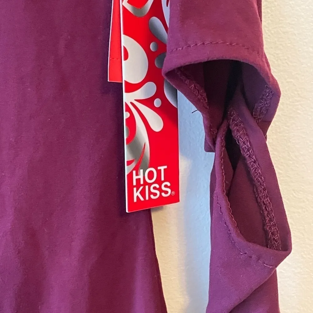 Hot Kiss Elbow Cut Out Off Shoulder Dress Size L - Image 4