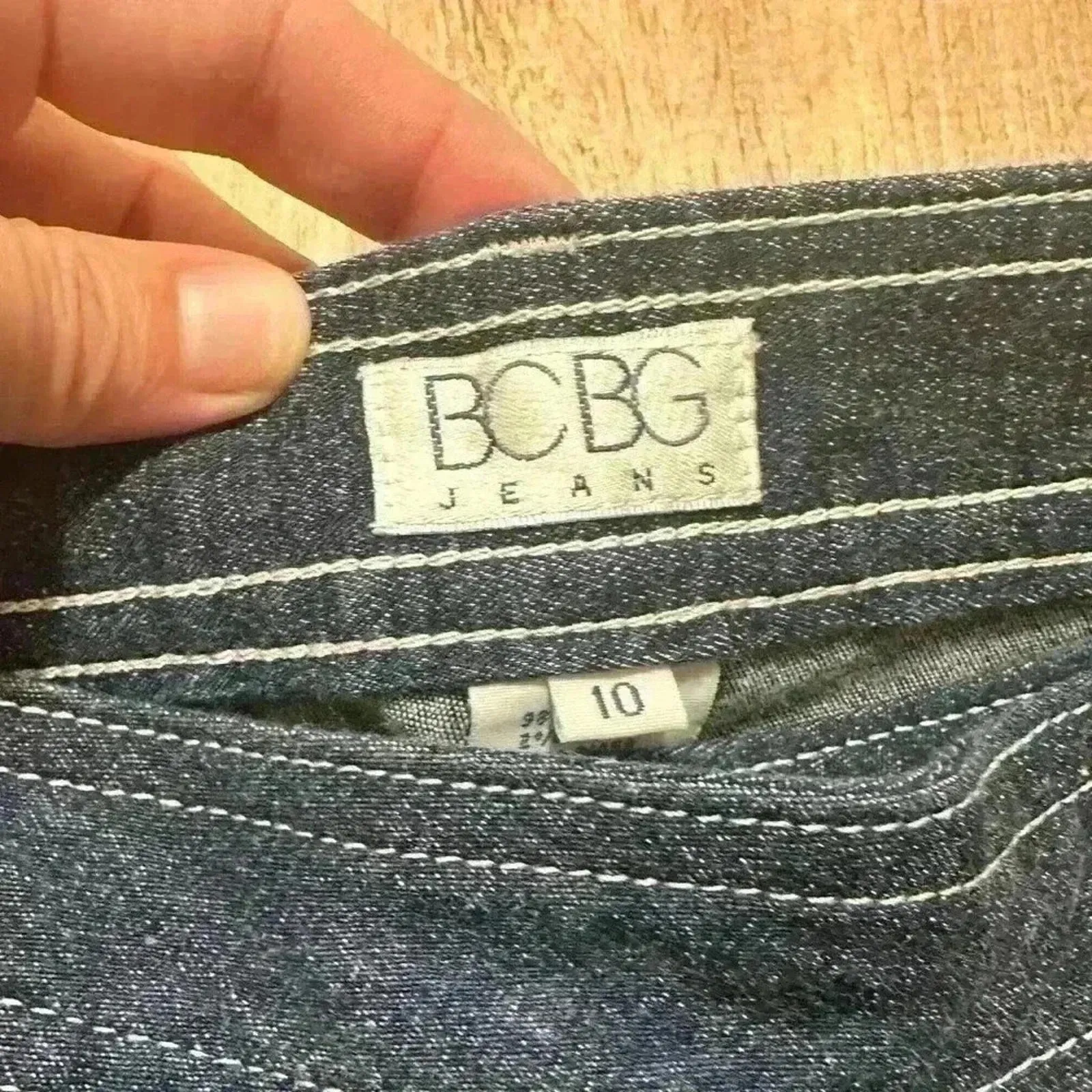 BCBG JEANS | Straight Leg Denim Jeans Blue Size 10 - Image 3