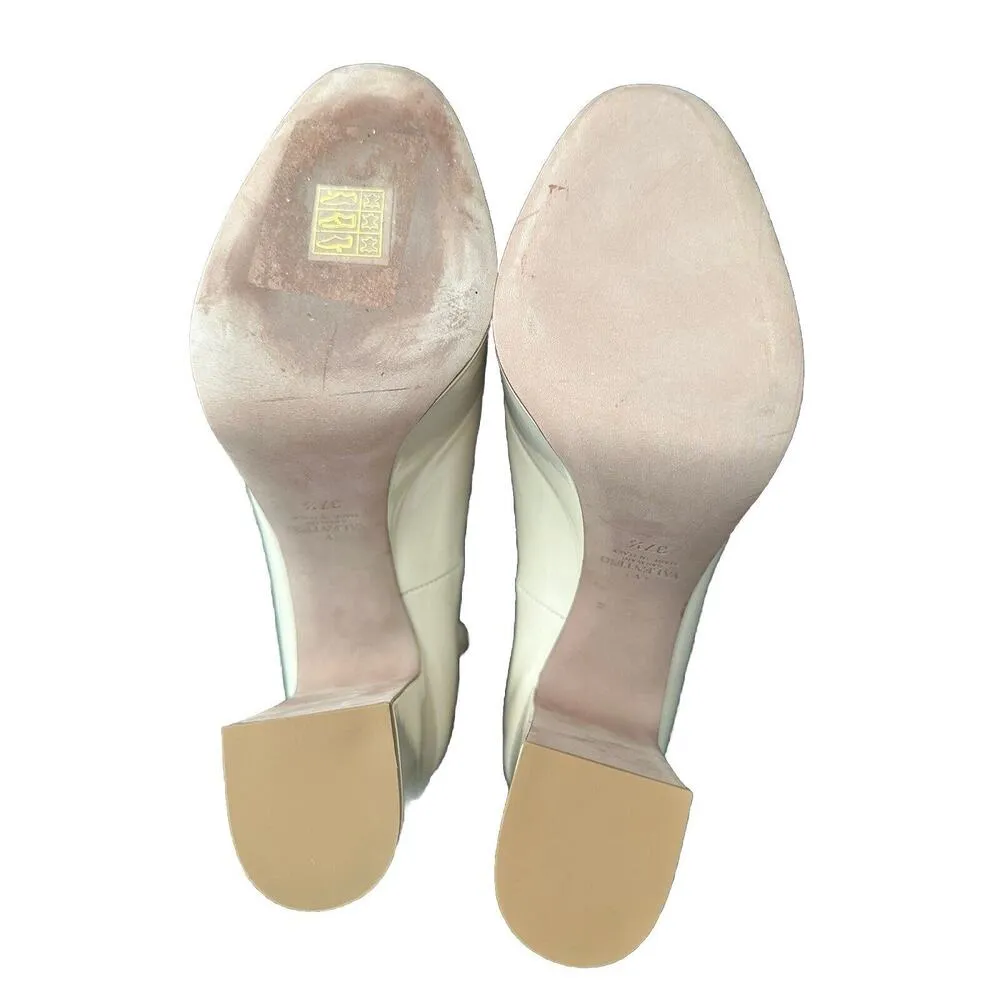 Valentino Womens Ivory Patent Leather Tan - Image 13