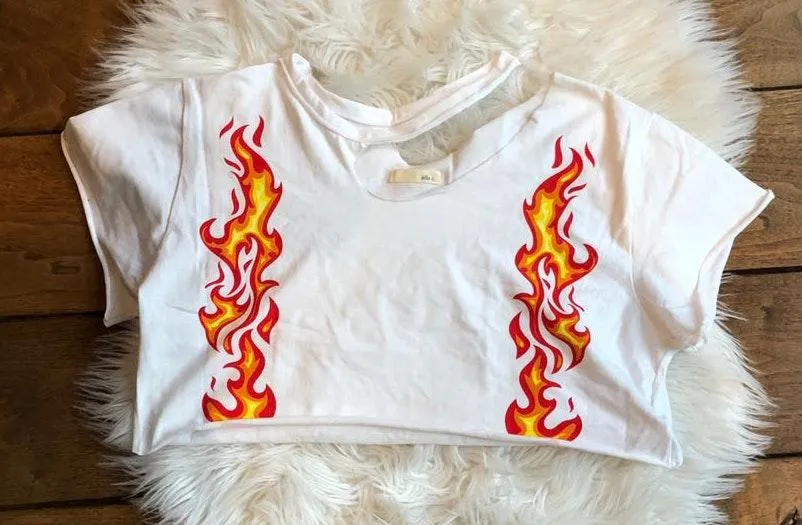 Jella C. Fired Up Graphic Tee - Image 4