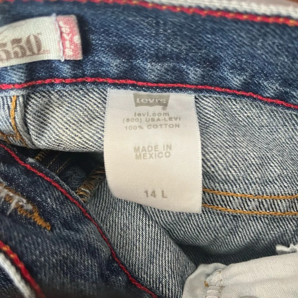 Levi's 550 Vintage 2006 Women's Relaxed Tapered Denim Jeans - Image 3