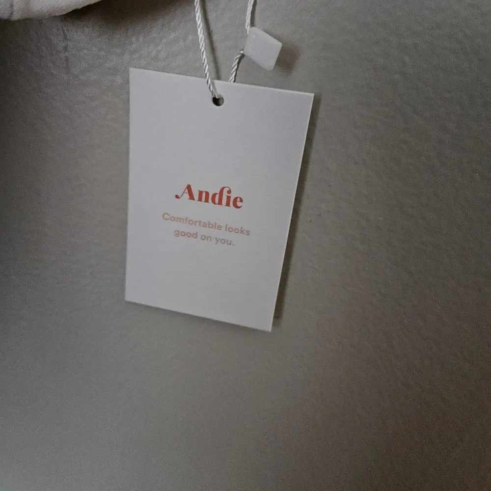 Andie Swimsuit The Belmar Top Bikini Coconut White VNeck Casual Neutral Vacation - Image 10