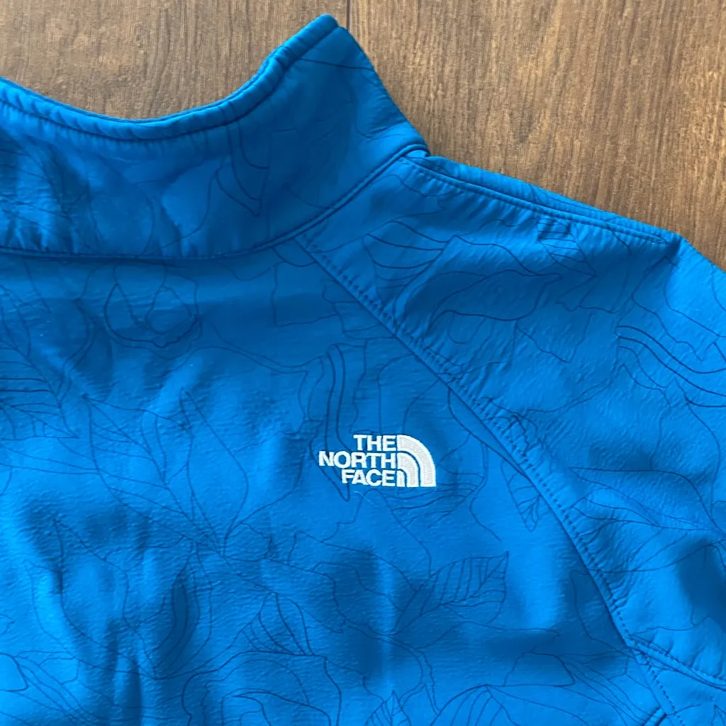 The North Face Apex Bionic Softshell Jacket Women’s Blue Botanical Print *XL* - Image 5