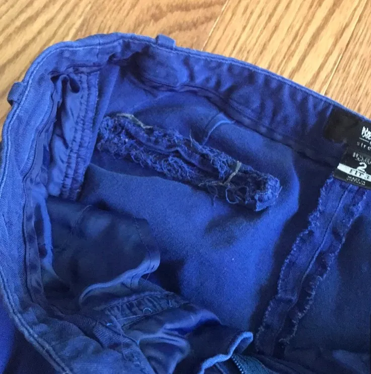 Mossimo stretch Fit 3 navy ankle pants - Image 3