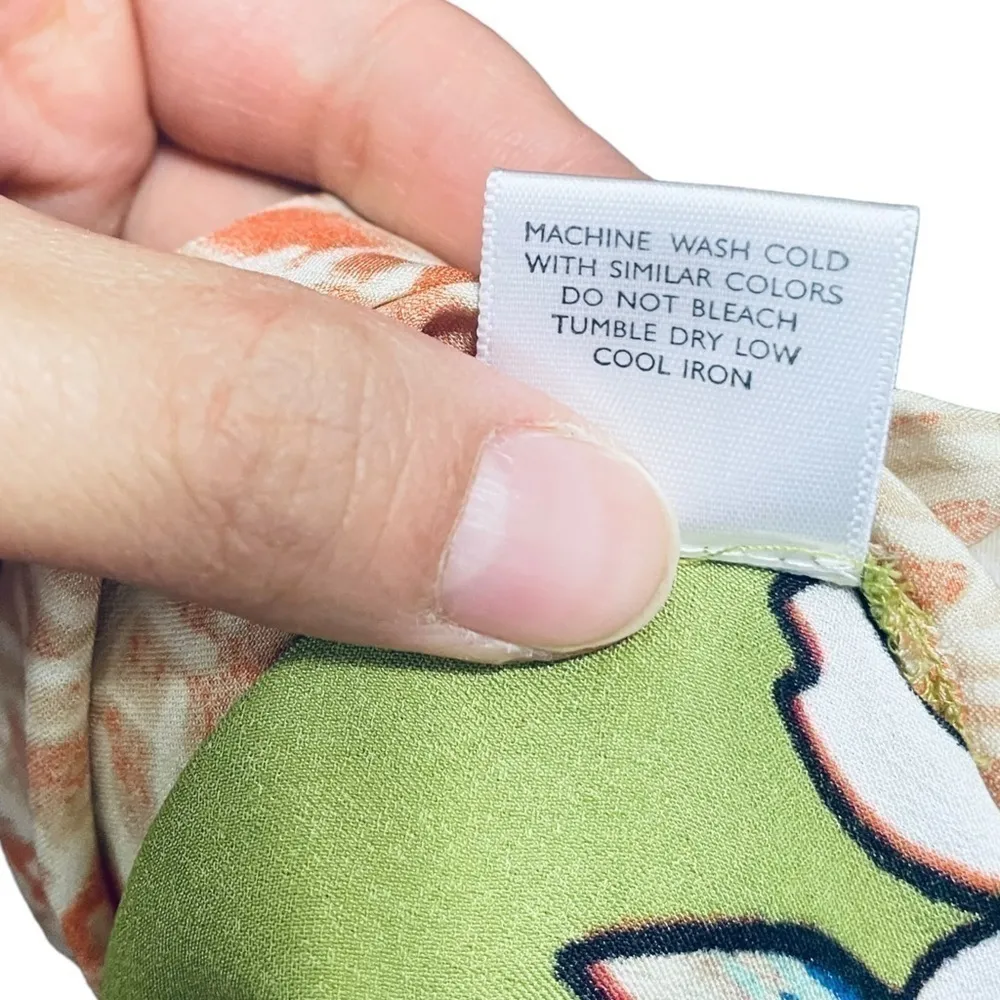 Natori Green Drapey Blouse - Size 2X - Image 6