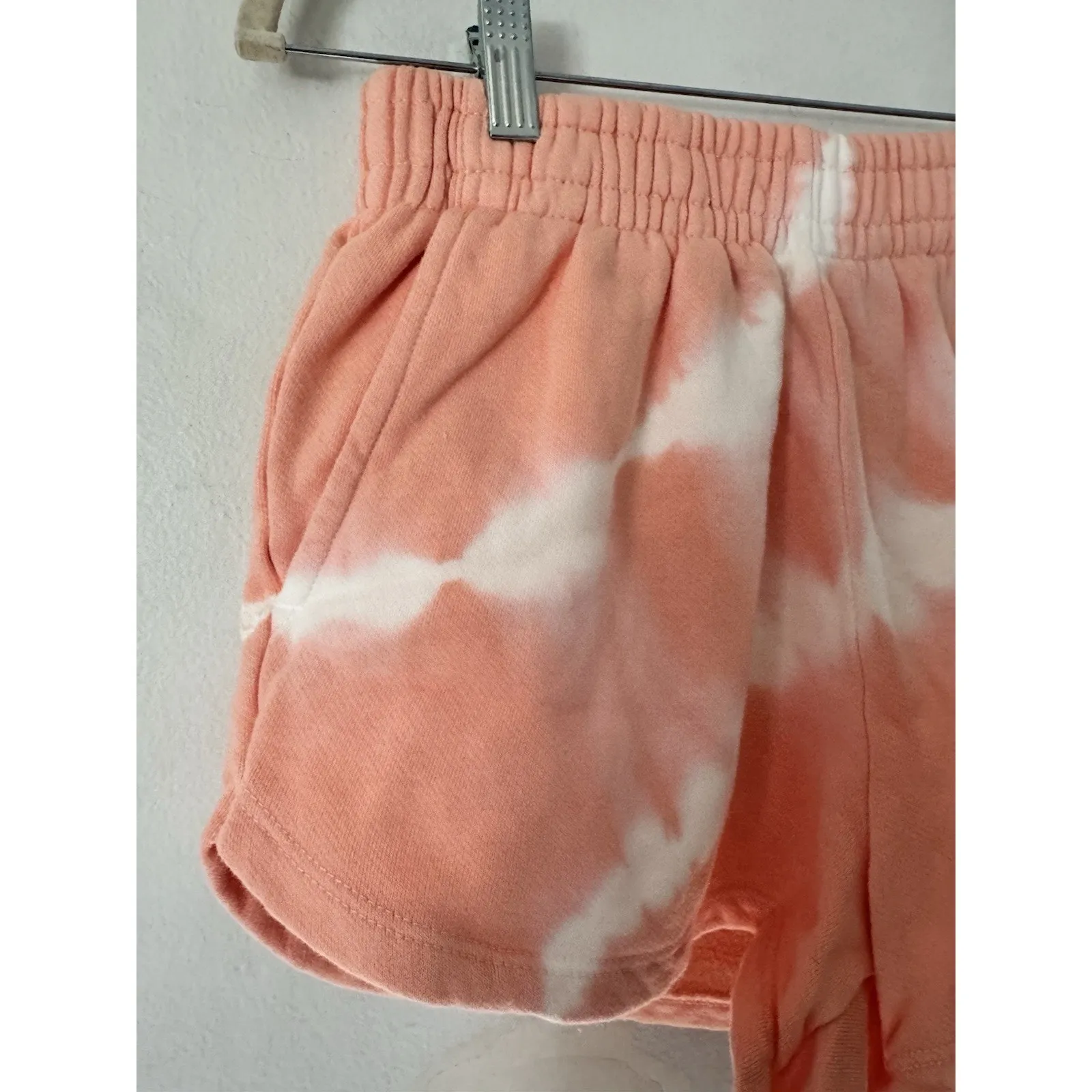 NWT Spiritual Gangster Shibori Kylie Shorts High Rise Peach Tie Dye Women’s XS - Image 4