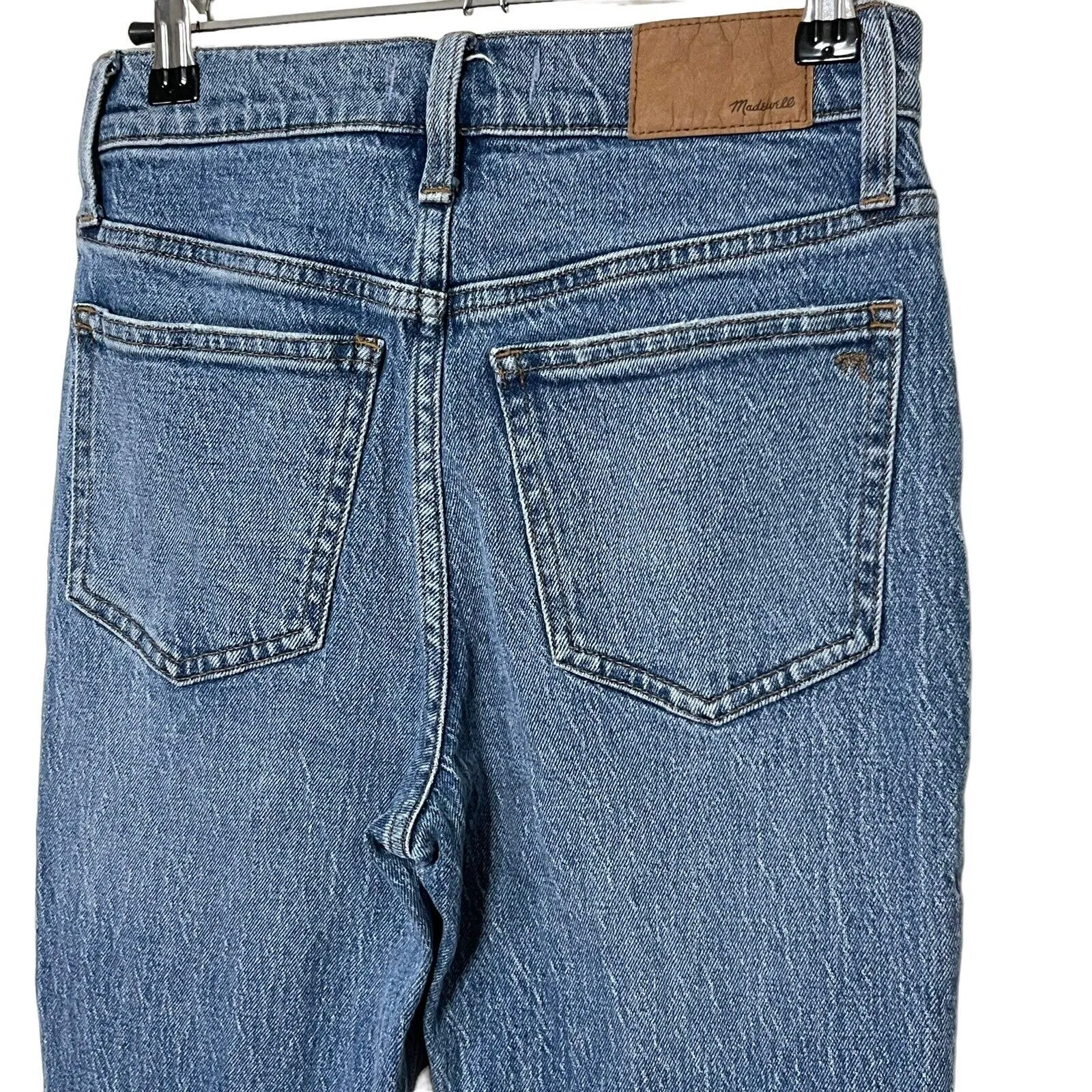 Madewell Perfect Vintage Jeans Women’s Size 23 Belbury Wash High Rise Tencel - Image 10