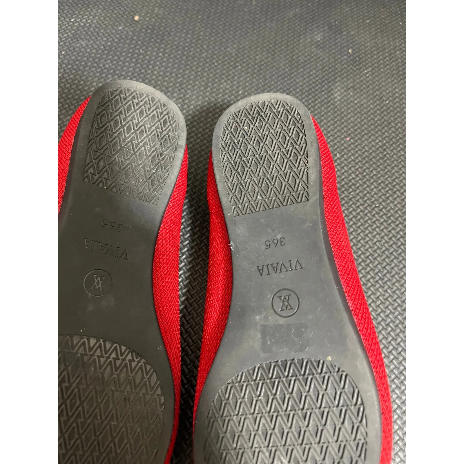 VIVAIA Pointed Toe Ballet Flats Aria 5 Ruby Red Slip On Shoes Womens 36.5 US‎ 6 - Image 7