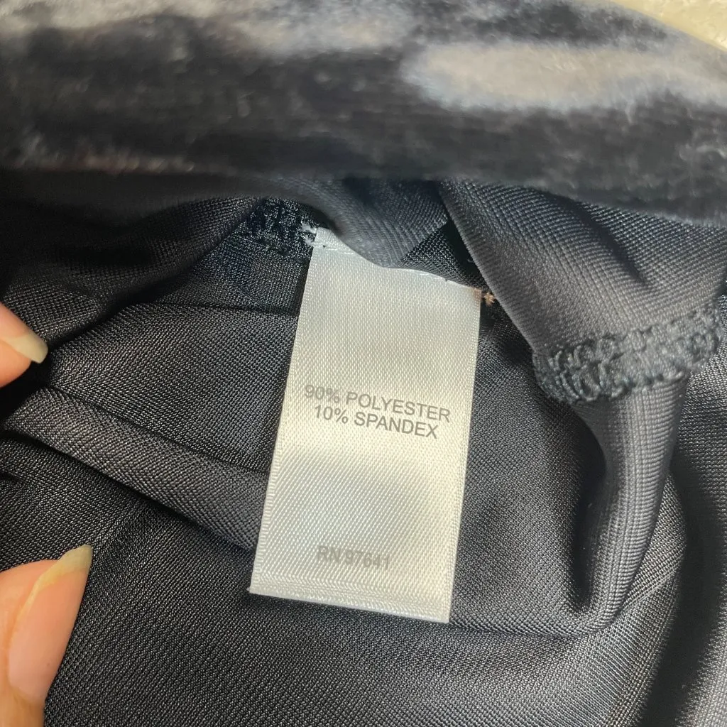 J. Jill Black Crushed‎ Velvet Tank Top Women Size XL - Image 9