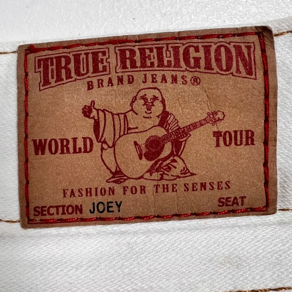 True Religion Joey low rise flare white jeans - Image 7