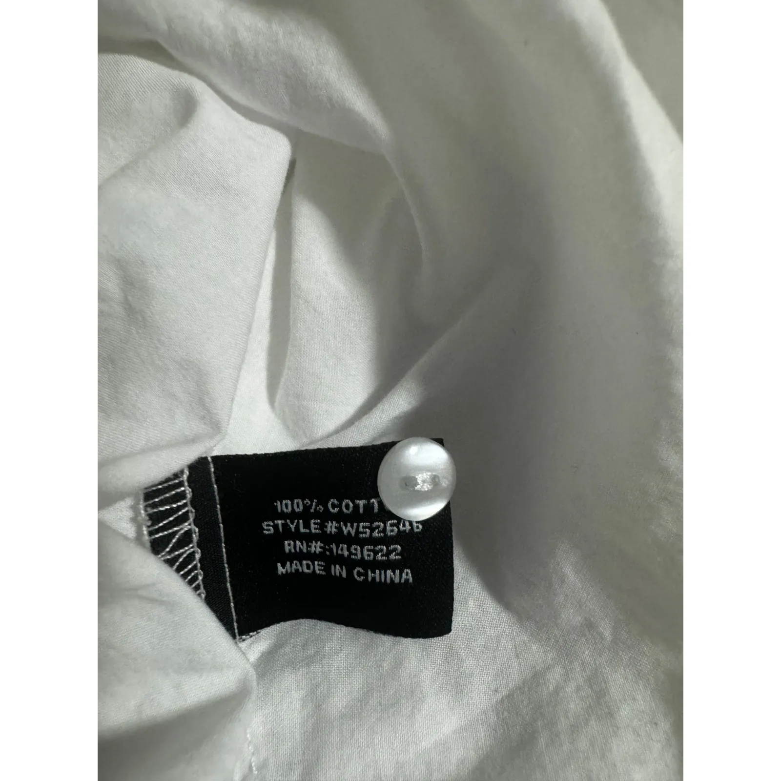 Walter Baker White Ruffled High-Low Button Front Top Whimsy Bridgerton – Size M - Image 7