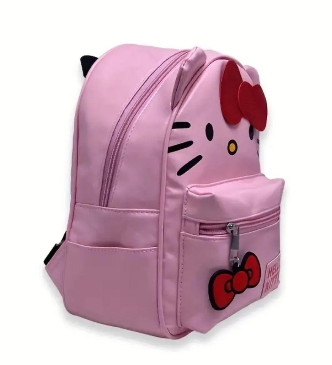 NWT!  Pink Signature Faux Leather Mini Backpack NEW - Image 2