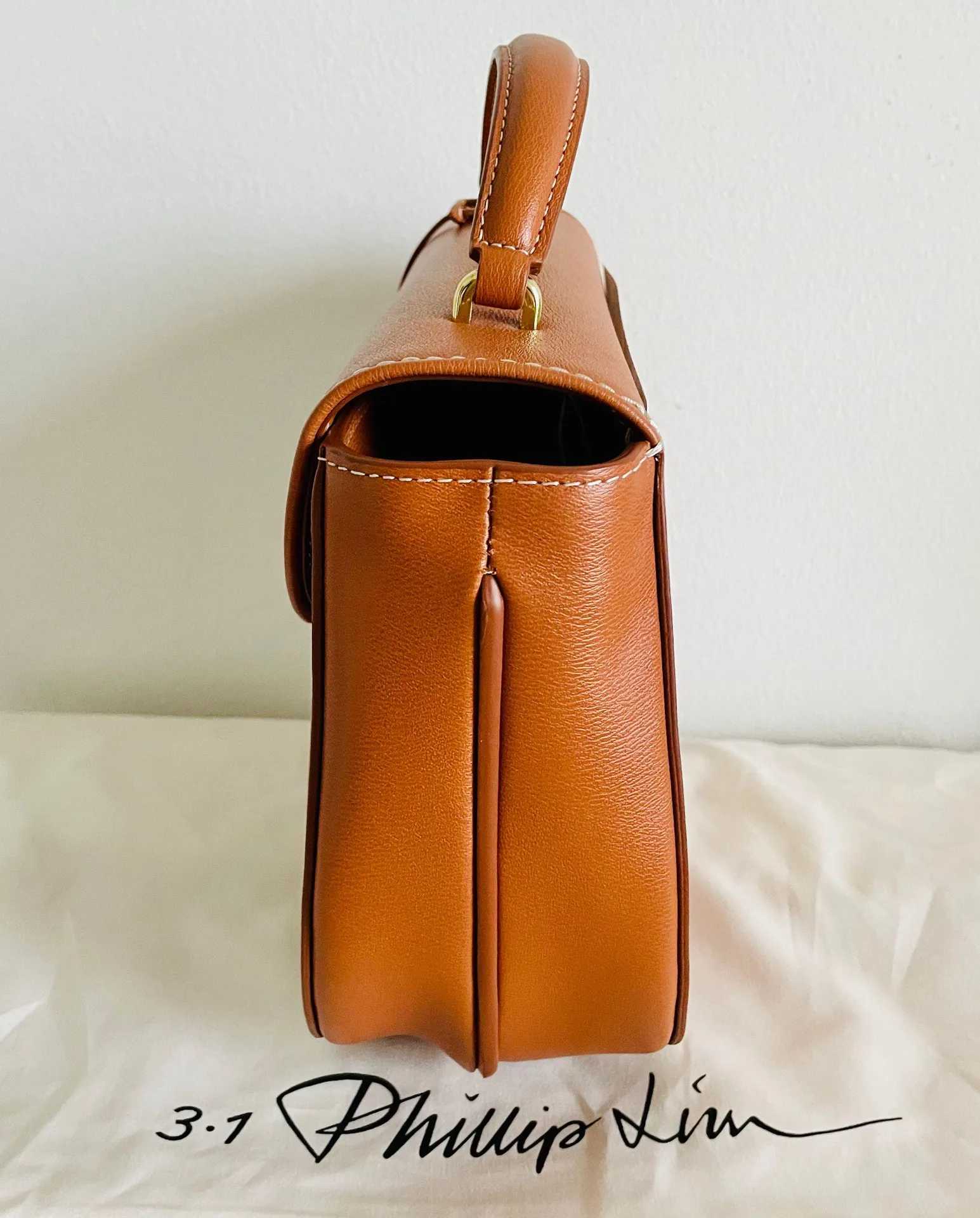 Hudson Bag Cognac New! - Image 5