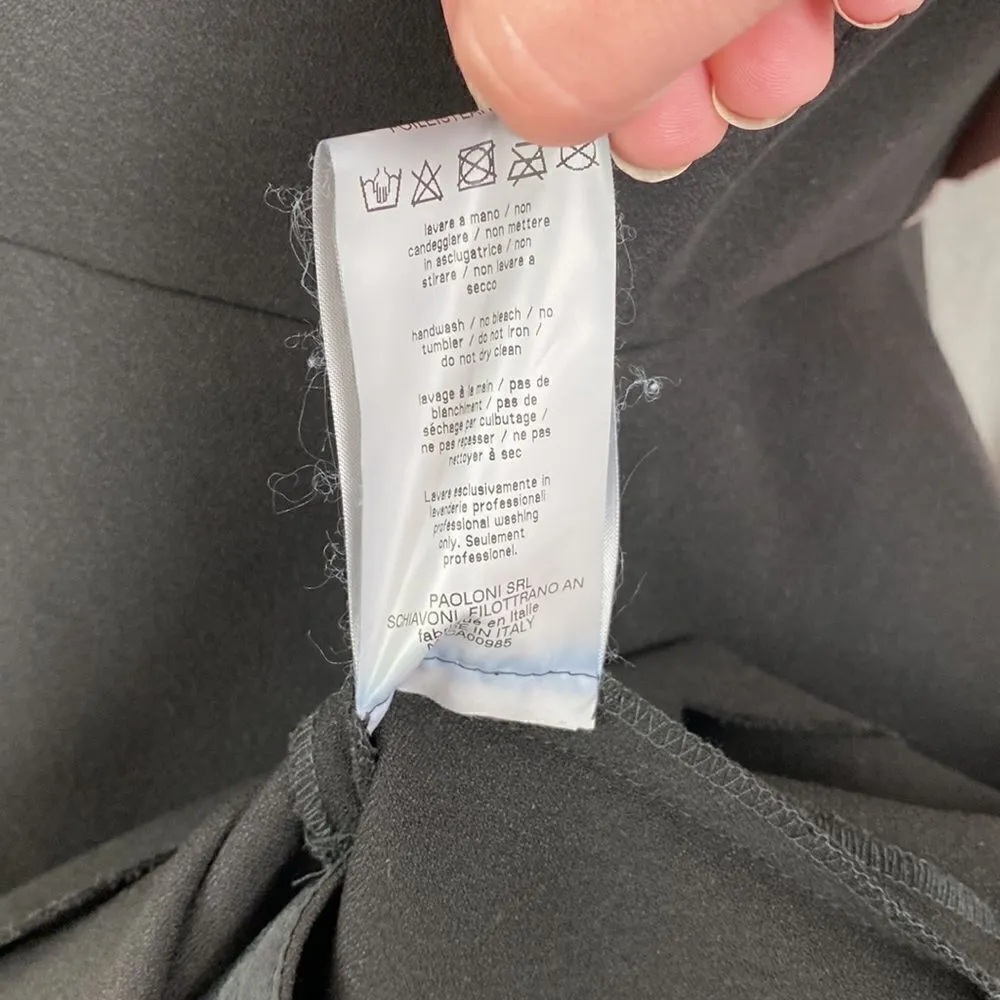 MSGM scallop fit and flare dress Black Size M - Image 7