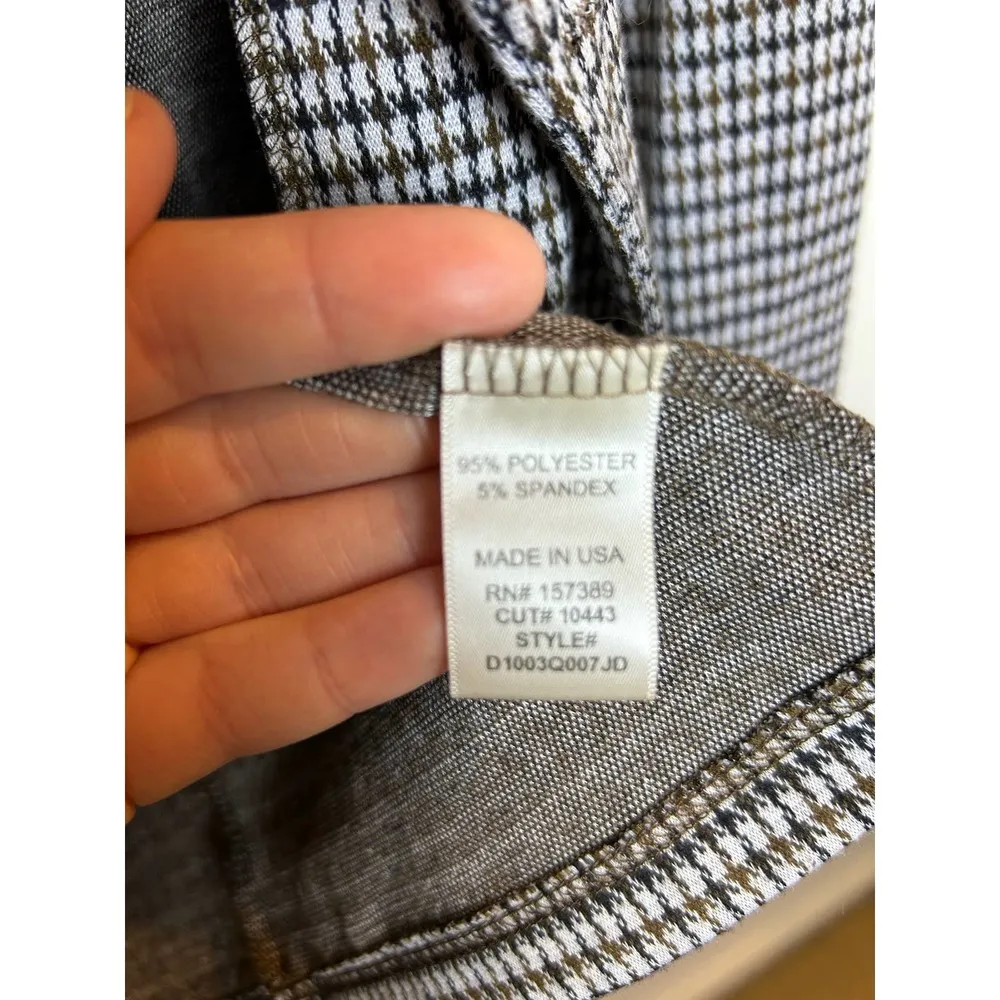 Altar'd State Jacket Blazer Brown Houndstooth Academia Professor Women XS - Image 4