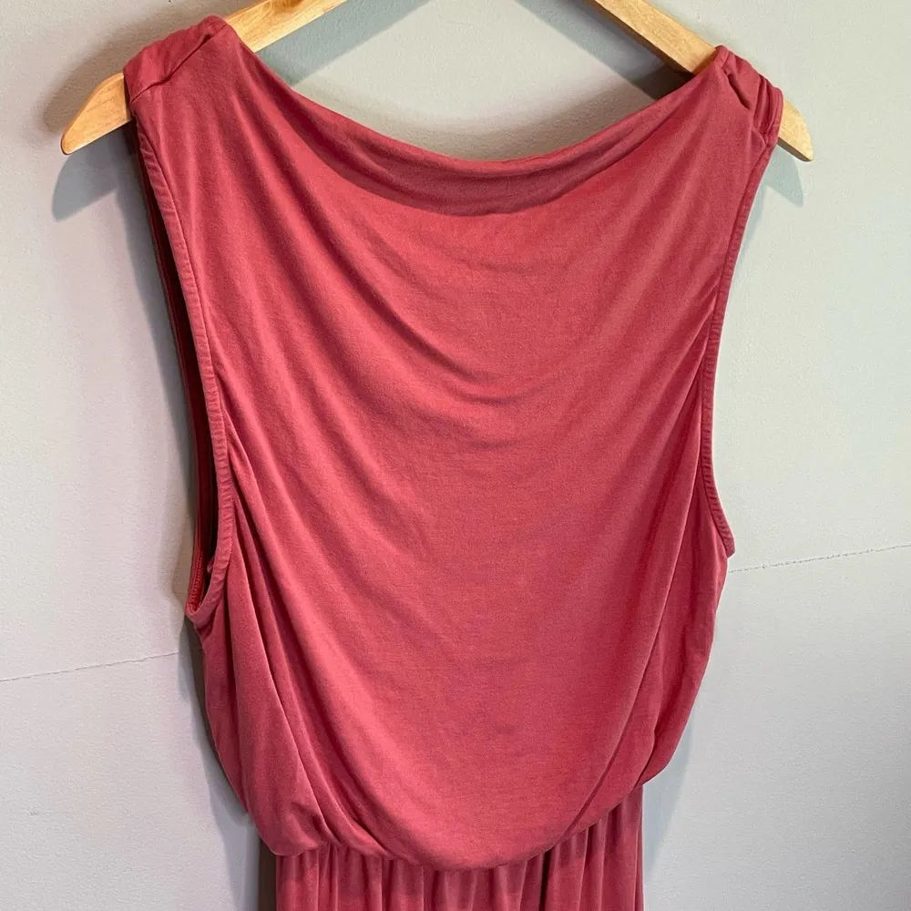 able Pink Jersey Knit Sleeveless Dress - Image 2