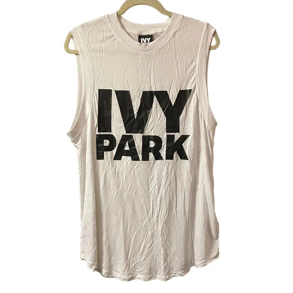 IVY PARK OVERSIZED MODAL LOGO TANK - Image 2