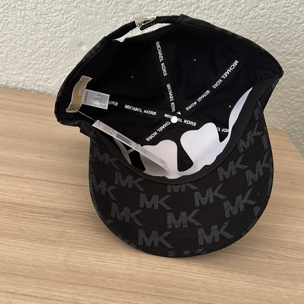 Michael Kors Charcoal Monogram Hat - Image 3