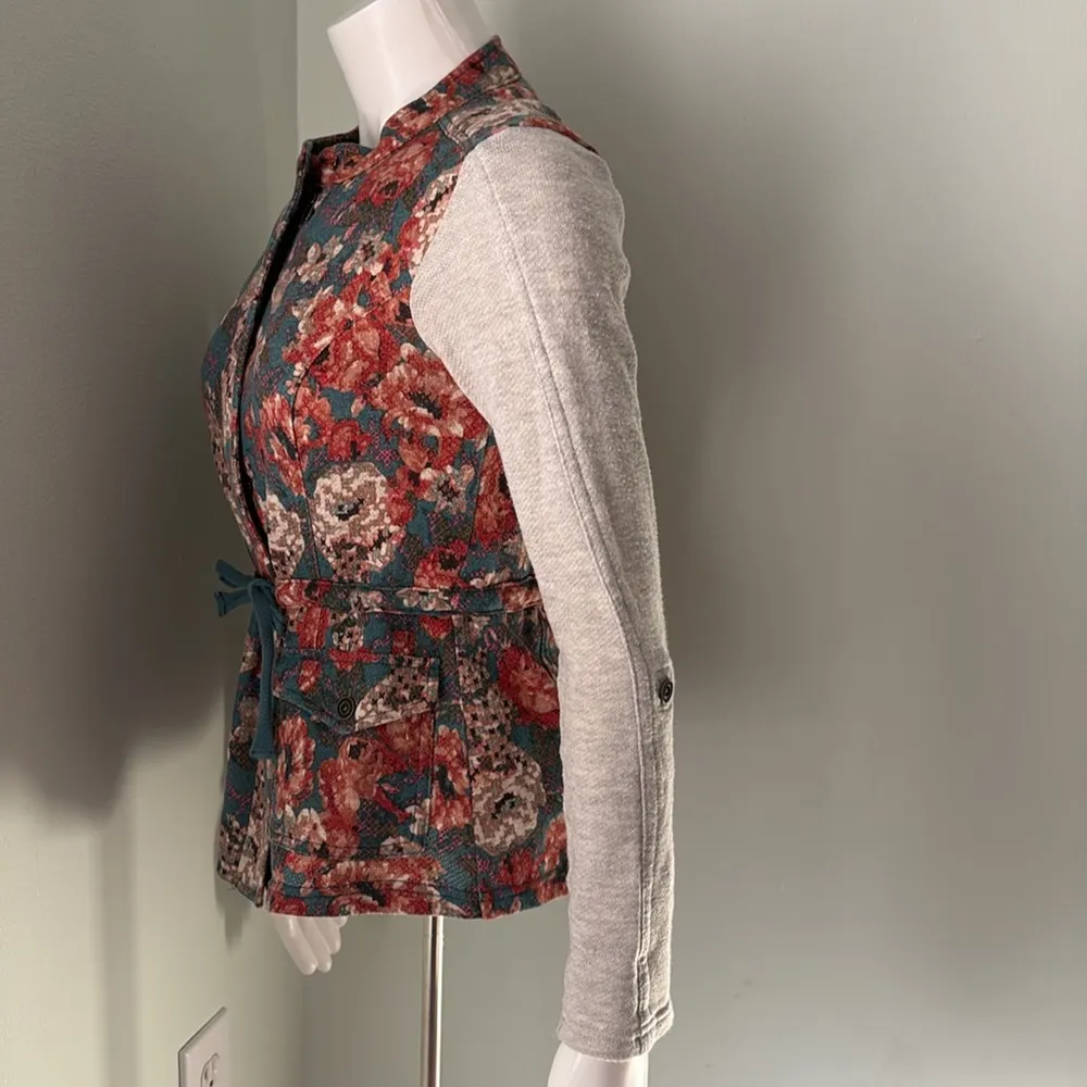 ANTHROPOLOGIE Saturday Sunday Delwyn Floral Jacket XS - Image 8
