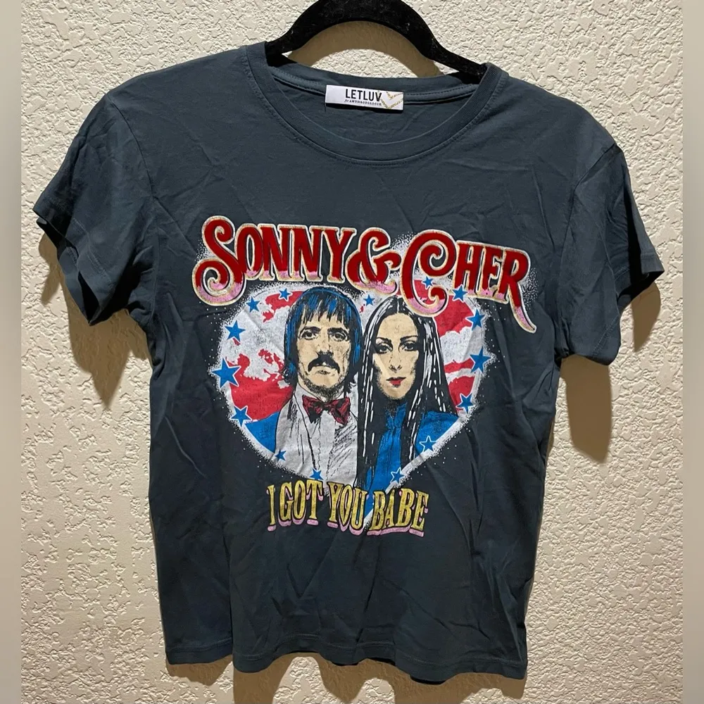 NWOT Daydreamers › SONNY & CHER VINTAGE BLACK I GOT YOU BABE TOUR TEE Size XS - Image 4
