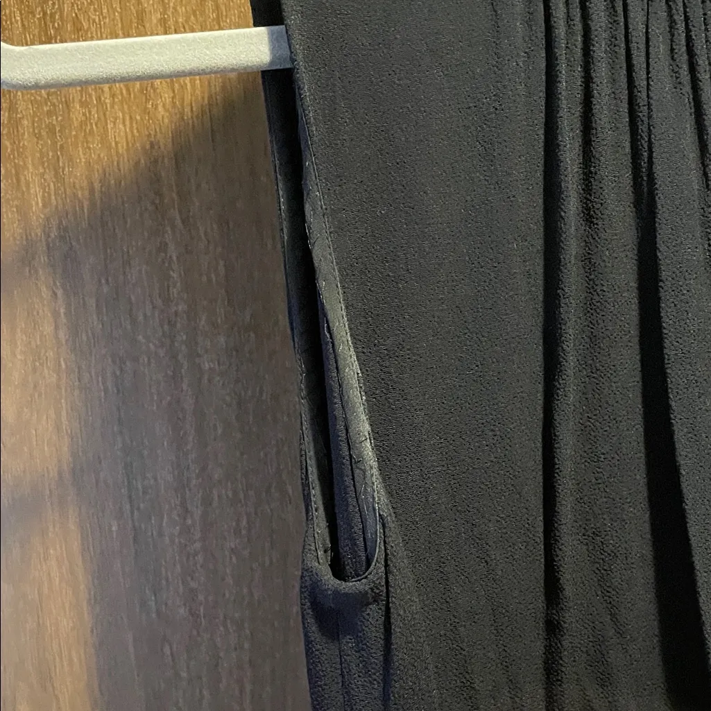 Kate Spade  Black Pleated Midi Dress - Image 8