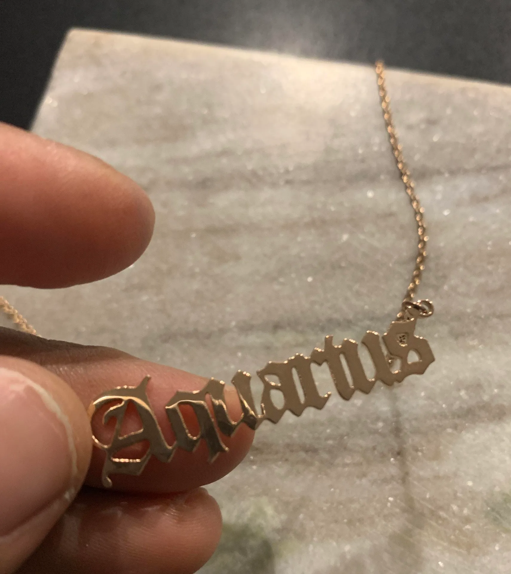 Aquarius Necklace... Gold - Image 3