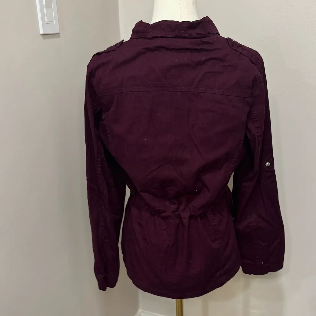 Maroon jacket YMI small - Image 2